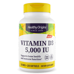 Healthy Origins Vitamin D3 (5,000 IU) (Lanolin)