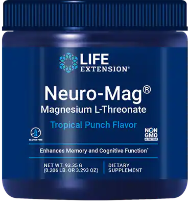 Life Extension Neuro-Mag® Magnesium L-Threonate (Tropical Punch)