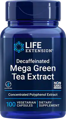 Life Extension Decaffeinated Mega Green Tea Extract