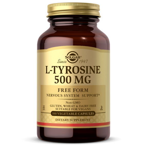 Solgar L-Tyrosine 500 mg Vegetable Capsules