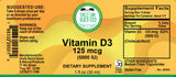 Liquid Vitamin D3 125 mcg (5000 IU)