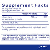 Pure Encapsulation Magnesium Glycinate  180 Capsules