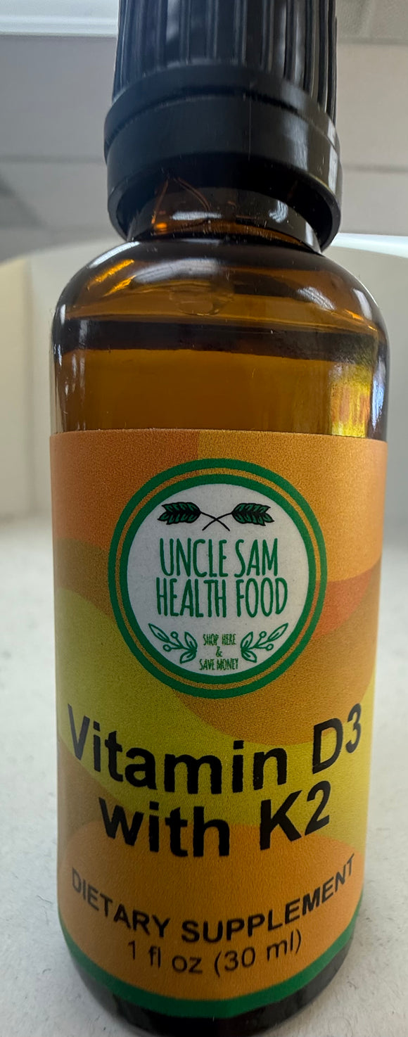 USGNP VIT D3 WITH K2 1FLOZ