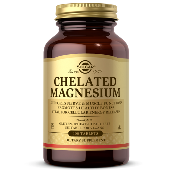 SOLGAR CHELATED MAGNESIUM TABLETS