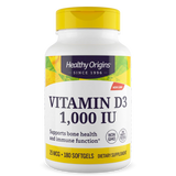 Healthy Origins Vitamin D3 (1000 IU) (LANOLIN) Softgels
