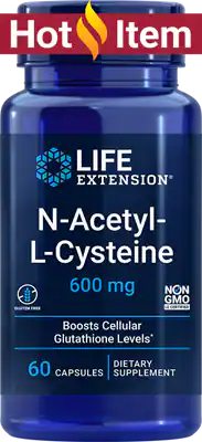 acetyl glutathione life extension N-Acetyl-L-Cysteine 500 mg Nutrascriptives N-Acetyl Cysteine (NAC) 600mg 60