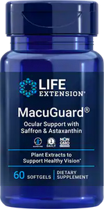 Life Extension MacuGuard® Ocular Support with Saffron & Astaxanthin
