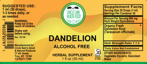 Dandelion (Taraxacum Officinale) Liquid