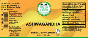 Ashwagandha (Withania Somnifera) Liquid