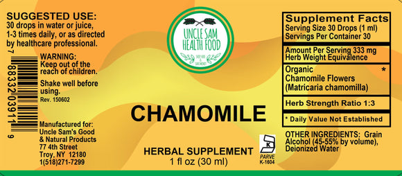 Chamomile (Matricaria Chamomilla) Liquid