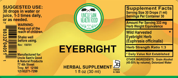 Eyebright (Euphrasia Officinalis) Liquid