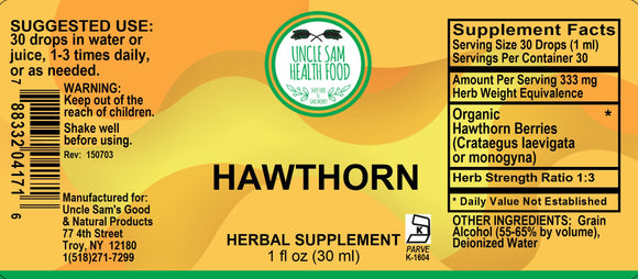 Hawthorn (Crataegus Laevigata/Mongyna) Liquid