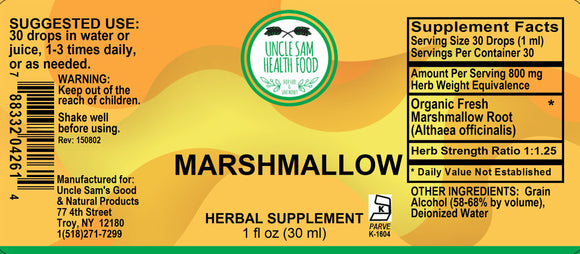 Marshmallow (Althaea Officinalis) Liquid