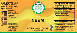 Neem (Azadirachta Indica) Liquid