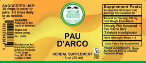 Pau D'Arco (Tabebuia Impetiginosa) Liquid