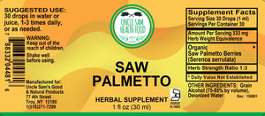 Saw Palmetto (Serenoa Serrulata) Liquid
