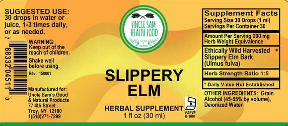 Slippery Elm (Ulmus Fulva) Liquid