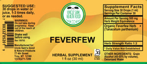 Feverfew (Tanacetum Parthenium) Liquid