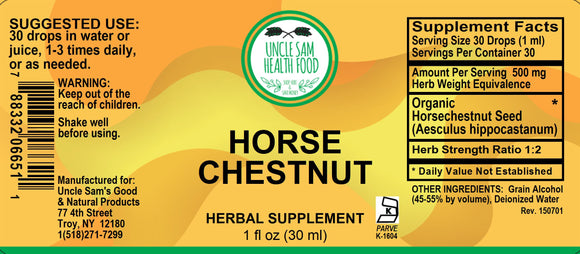 Horse Chestnut (Aesculus Hippocastanum) Liquid