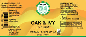 Oak & Ivy Itch Relief Liquid Spray