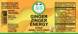 Ginger Zinger Energy Syrup