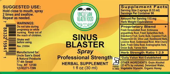 Sinus Blaster Liquid Spray