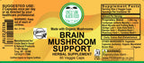 Organic Brain Mushroom Support Capsules