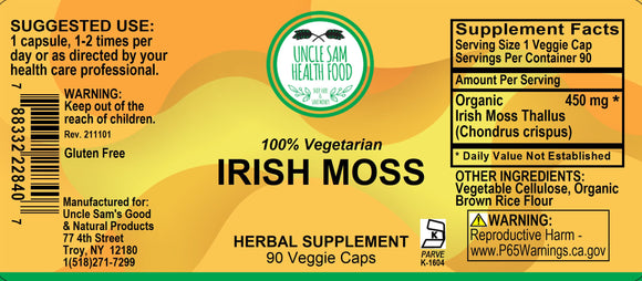 Irish Moss (Sea Moss) Capsules